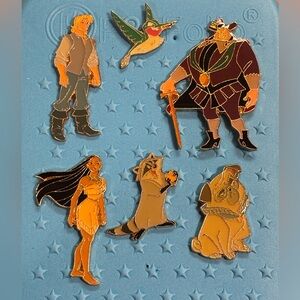 Vintage Retired Disney Store Pocahontas Pin Collection 1995